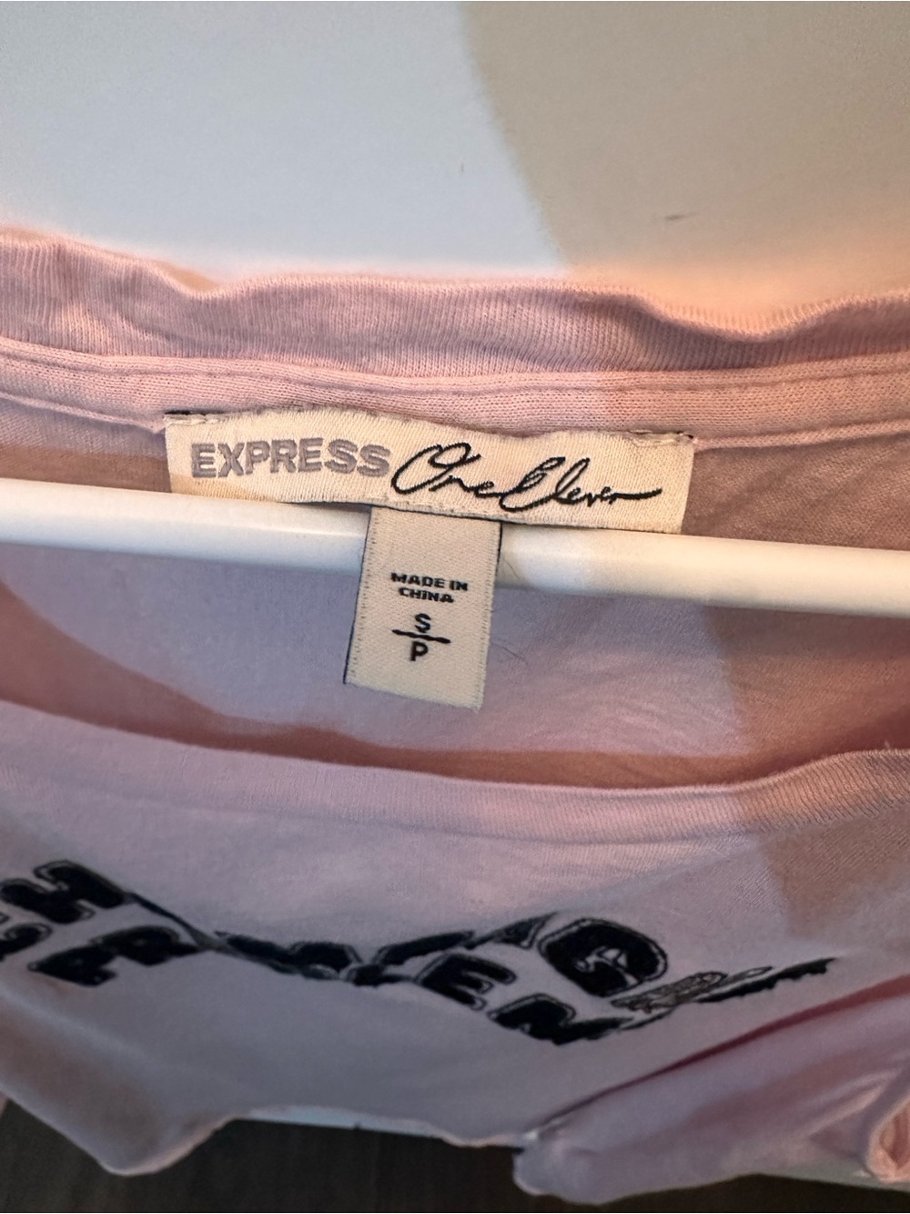 Express Pink "Champagne Problems" Graphic Tank - Picture 3 of 8